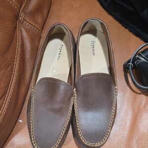 Frye Brown Leather Loafers